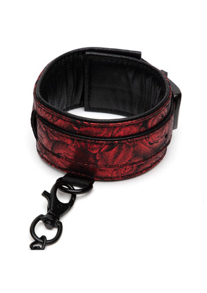 Menottes de chevilles réversibles en cuir PU