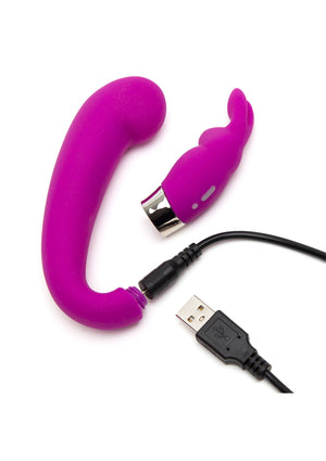 Vibromasseur rabbit courbé point G