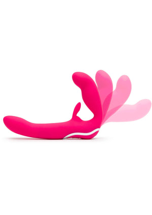Strap-on sans harnais vibrant