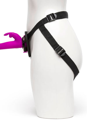 Ensemble harnais strap-on vibrant