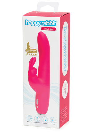 Vibromasseur rabbit fin courbé