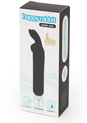 Mini-vibromasseur bullet oreilles de lapin en silicone