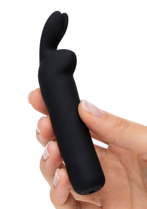 Mini-vibromasseur bullet oreilles de lapin en silicone
