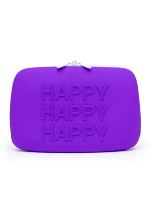 Grande pochette de rangement zippée en silicone