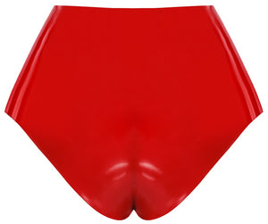 Latex Briefs red M