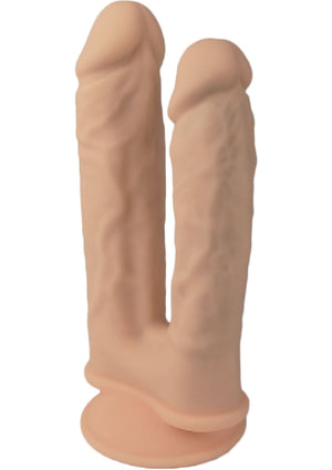 Gode double vibrant 7+8 pouces
