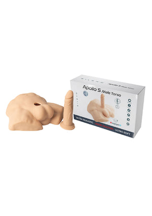 Demi-torse masturbateur en silicone - petit format