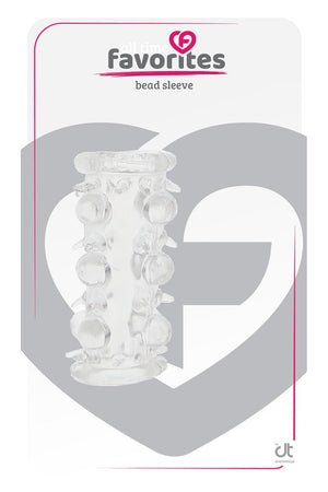 ALL TIME FAVORITES BEAD SLEEVE CLEAR