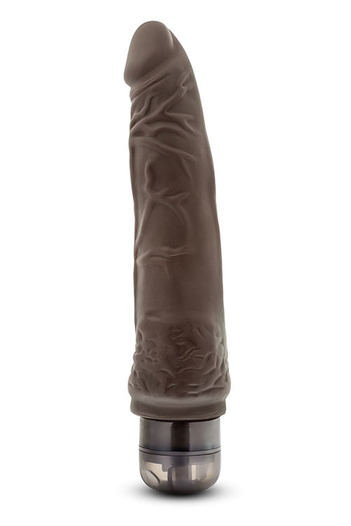 DR. SKIN COCK VIBE 7 INCH CHOCOLATE