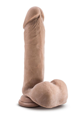 AU NATUREL 8 INCH SENSA FEEL DILDO LATIN