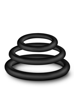 PERFORMANCE VS4 COCK RING SET BLACK
