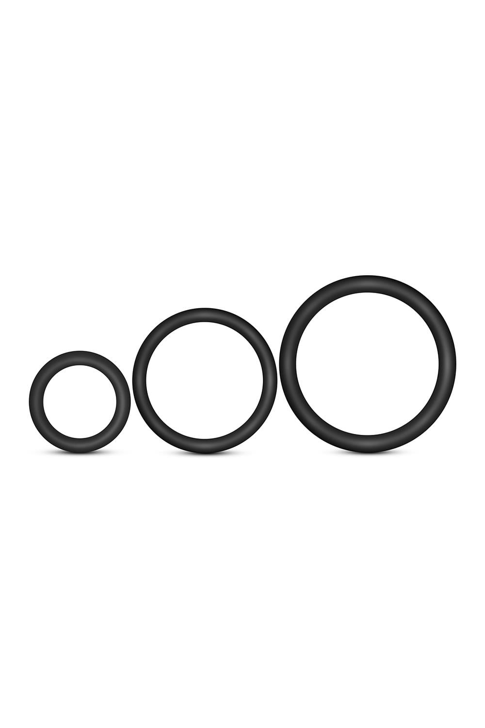 PERFORMANCE VS4 COCK RING SET BLACK