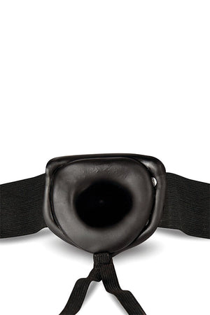 DR. SKIN 7 INCH HOLLOW STRAP ON BLACK