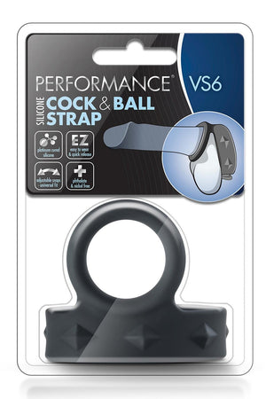 PERFORMANCE VS6 COCK & BALL STRAP BLACK