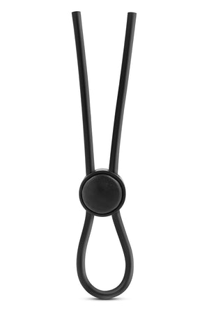 STAY HARD SILICONE LOOP COCK RING BLACK