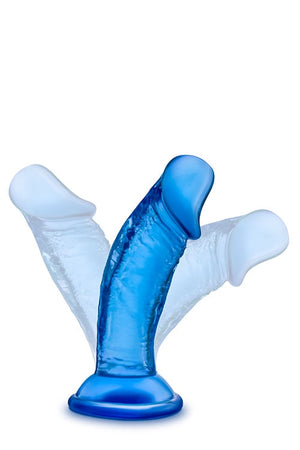 B YOURS SWEET N SMALL 4 INCH DILDO BLUE