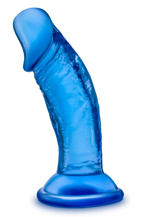B YOURS SWEET N SMALL 4 INCH DILDO BLUE