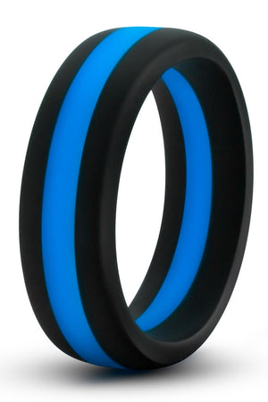 PERFORMANCE SILICONE GO PRO COCK RING BLACK/BLUE