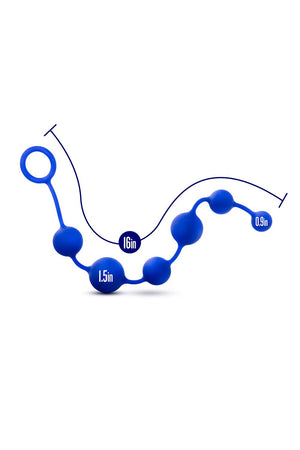 PERFORMANCE SILICONE ANAL BEADS INDIGO