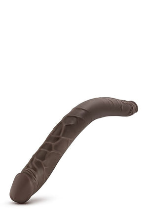 DR. SKIN 16 INCH DOUBLE DILDO CHOCOLATE