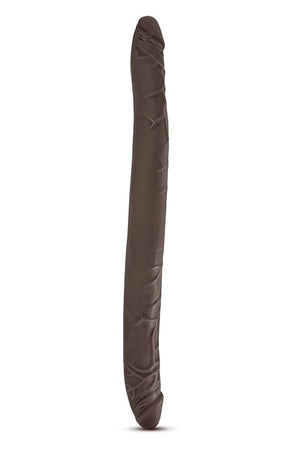 DR. SKIN 16 INCH DOUBLE DILDO CHOCOLATE