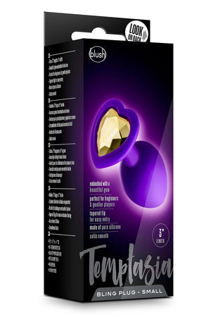 TEMPTASIA BLING PLUG SMALL PURPLE