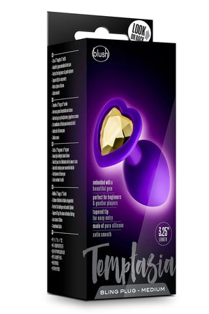 TEMPTASIA BLING PLUG MEDIUM PURPLE