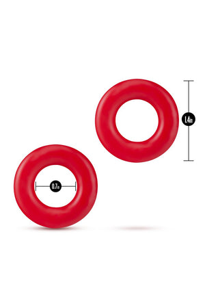 STAY HARD DONUT RINGS RED