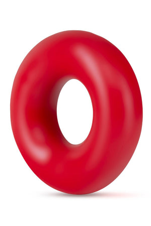 STAY HARD DONUT RINGS OVERSIZED RED