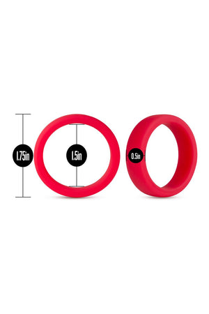 PERFORMANCE SILICONE GO PRO COCK RING RED