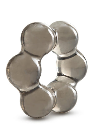 STAY HARD THICK BEAD COCK RING BLACK