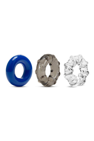 STAY HARD TRIPLE STRETCH 3PACK COCKRINGS