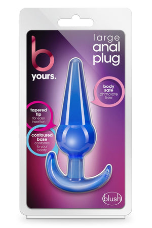 B YOURS LARGE ANAL PLUG BLUE
