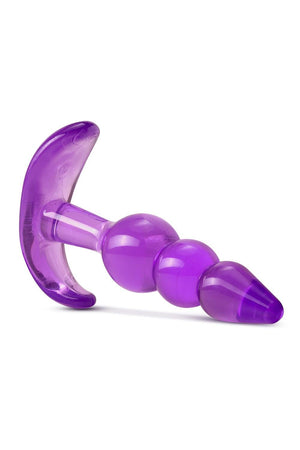 B YOURS TRIPLE BEAD ANAL PLUG PURPLE