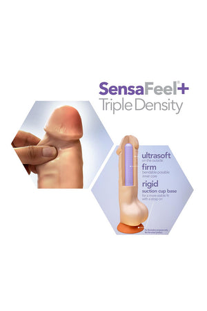DR. SKIN PLUS 5 INCH POSABLE DILDO VANILLA
