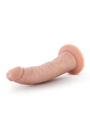DR. SKIN PLUS 7 INCH POSABLE DILDO VANILLA