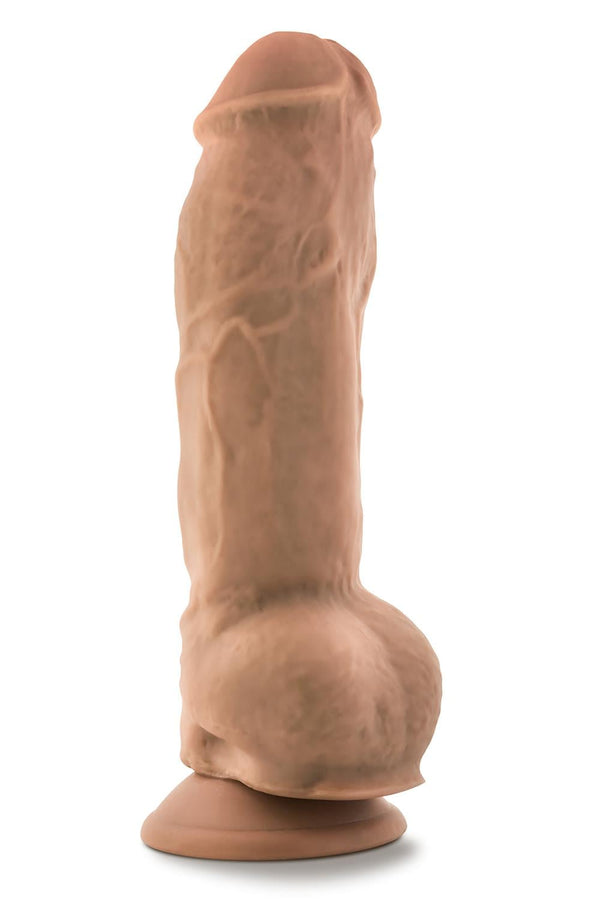 AU NATUREL BIG BOY 10 INCH DILDO MOCHA