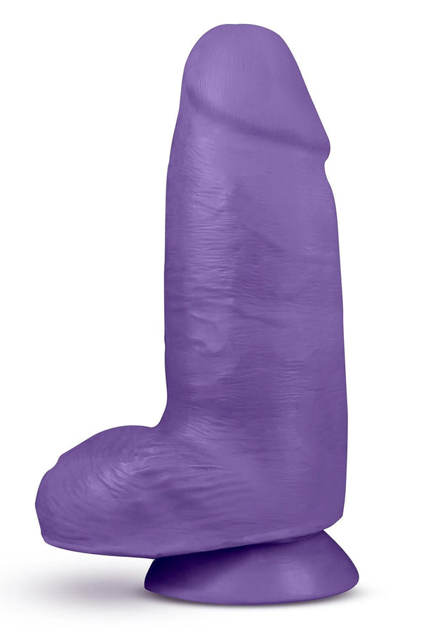 AU NATUREL BOLD CHUB 10 INCH DILDO PURPLE