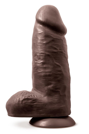 AU NATUREL CHUB 10 INCH DILDO CHOCOLATE