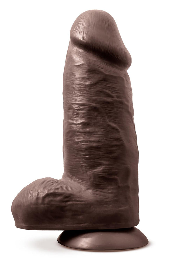 AU NATUREL CHUB 10 INCH DILDO CHOCOLATE