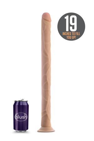 DR. SKIN 19 INCH DILDO BEIGE