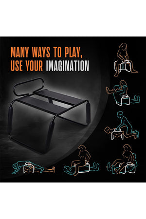 TEMPTASIA SURRENDER SEX CHAIR BLACK