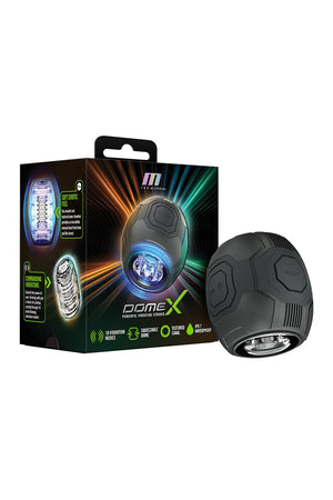 M FOR MEN DOME X VIBRATING MASTURBATOR BLACK