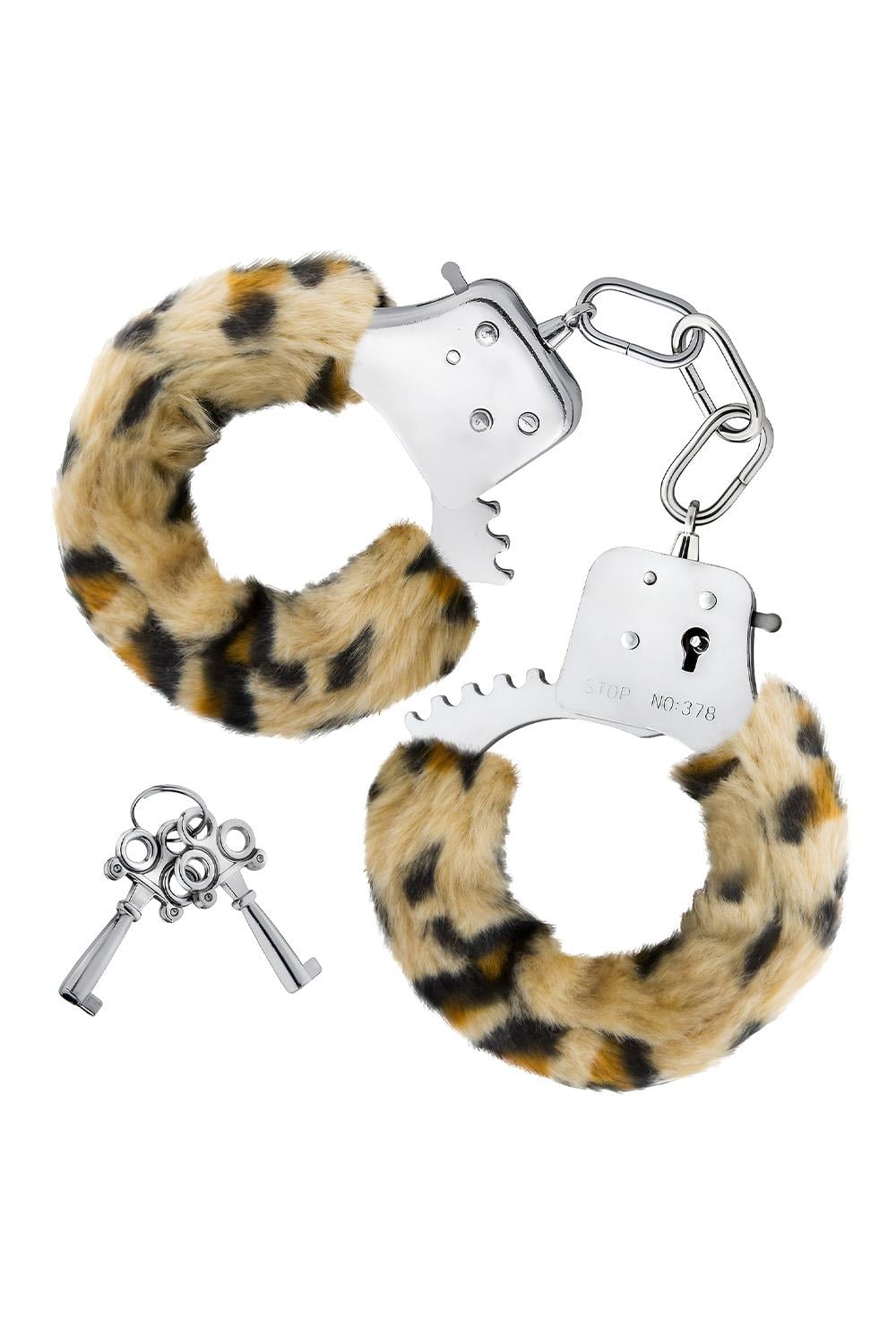 TEMPTASIA BEGINNER CUFFS LEOPARD