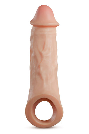 PERFORMANCE PLUS INTREPID 2 INCH SILICONE PENIS XTENDER BEIGE