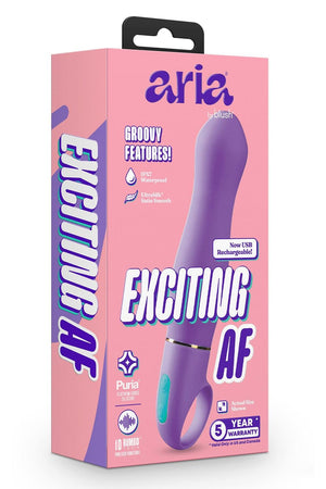 ARIA EXCITING AF 2.0 RECHARGEABLE VIBE INDIGO