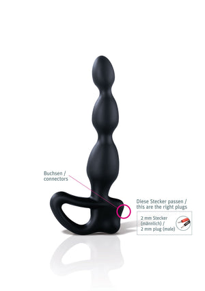 Plug anal d'électrostimulation Mystim Big Bend-It