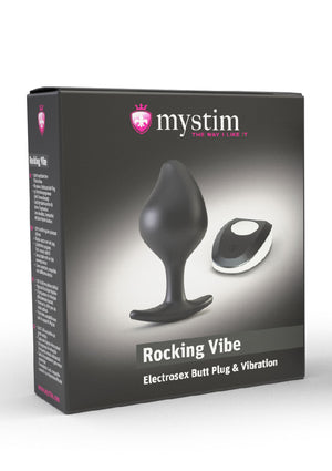 Vibromasseur anal d'électrostimulation Mystim Rocking Vibe S