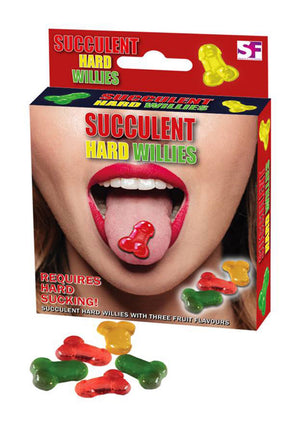 Bonbons durs coquins en forme de pénis