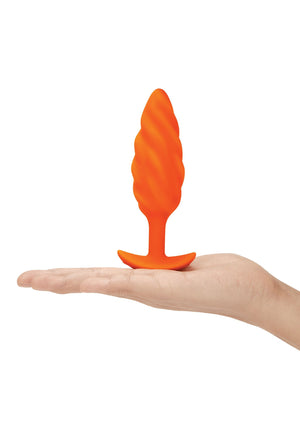 Plug anal texturé B-Vibe Swirl